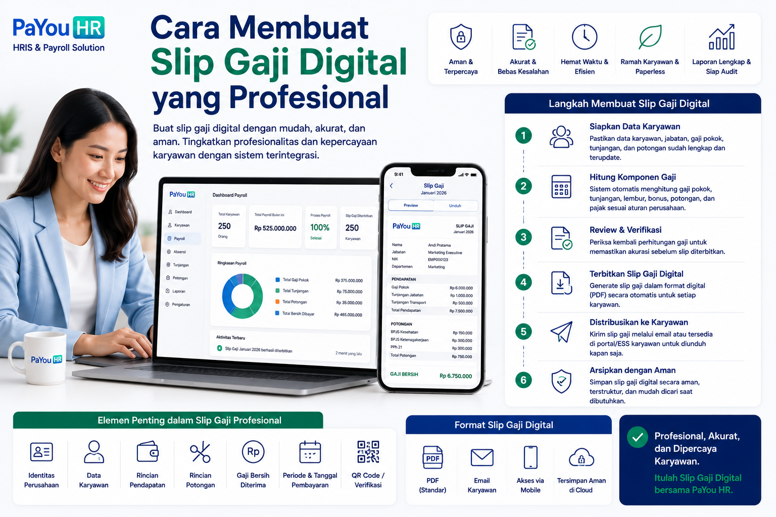 Cara Membuat Slip Gaji Digital yang Profesional
